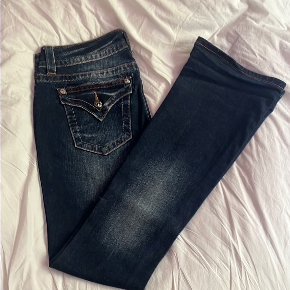 Miss Me Blue Straight Leg Jeans Classic Style